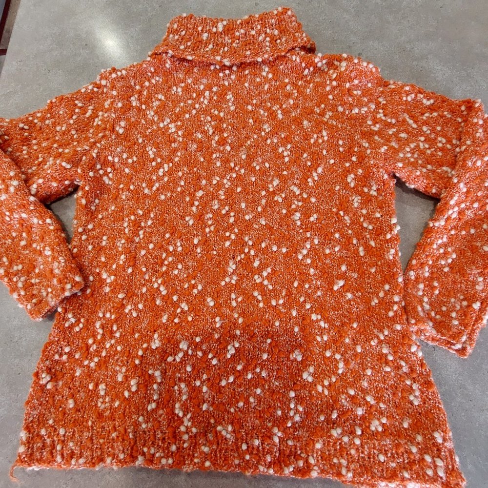 5/$25 Sale
Women's Open Weave Long Sleeves Turtleneck Pebble Design Sweater - Picture 8 of 9